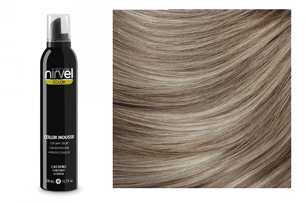 NIRVEL Color mousse – pena DARK CHESTNUT (tmavý hnedý gaštan)