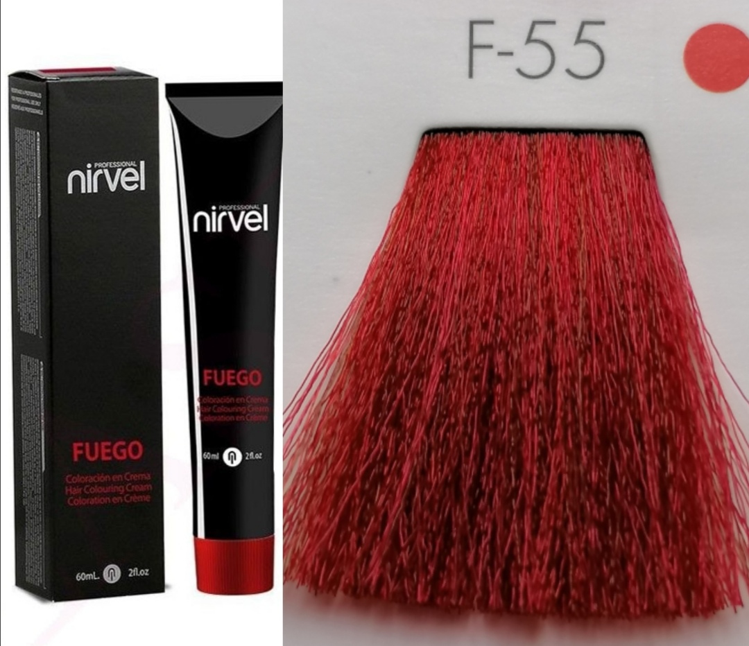 NIRVEL ARTX FUEGO Farbiaci krém  na vlasy F.55 RED (100ml)