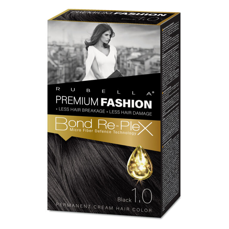 Rubella farba na vlasy premium fashion 1.0 čierna