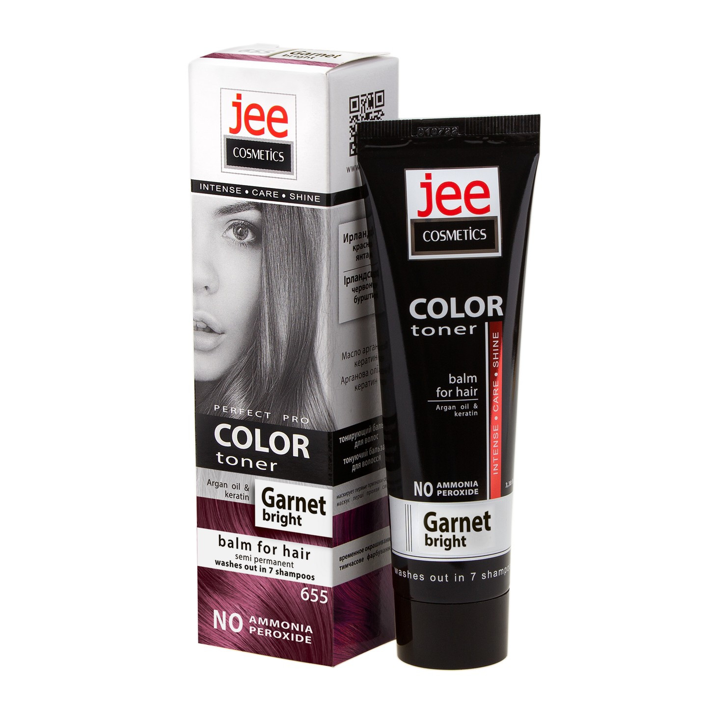 Jee COSMETICS tónovací balzam 655 GARNET BRIGHT (jasné granátové jablko)