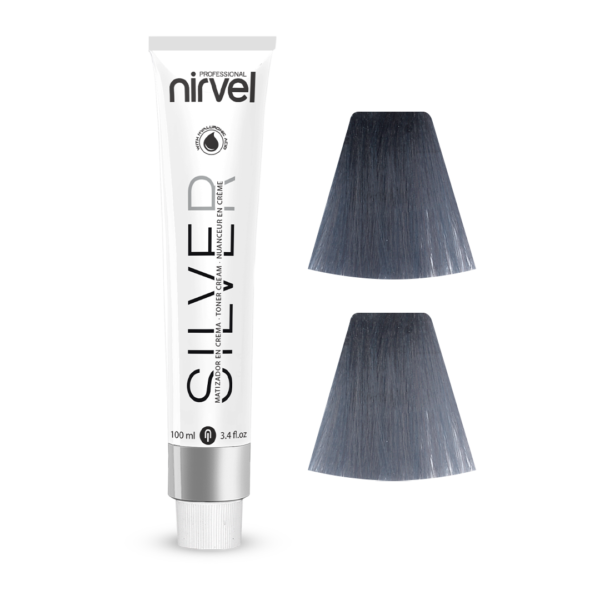 Nirvel Silver toner 8-16 medium platinum pre takmer biele, šedivé vlasy