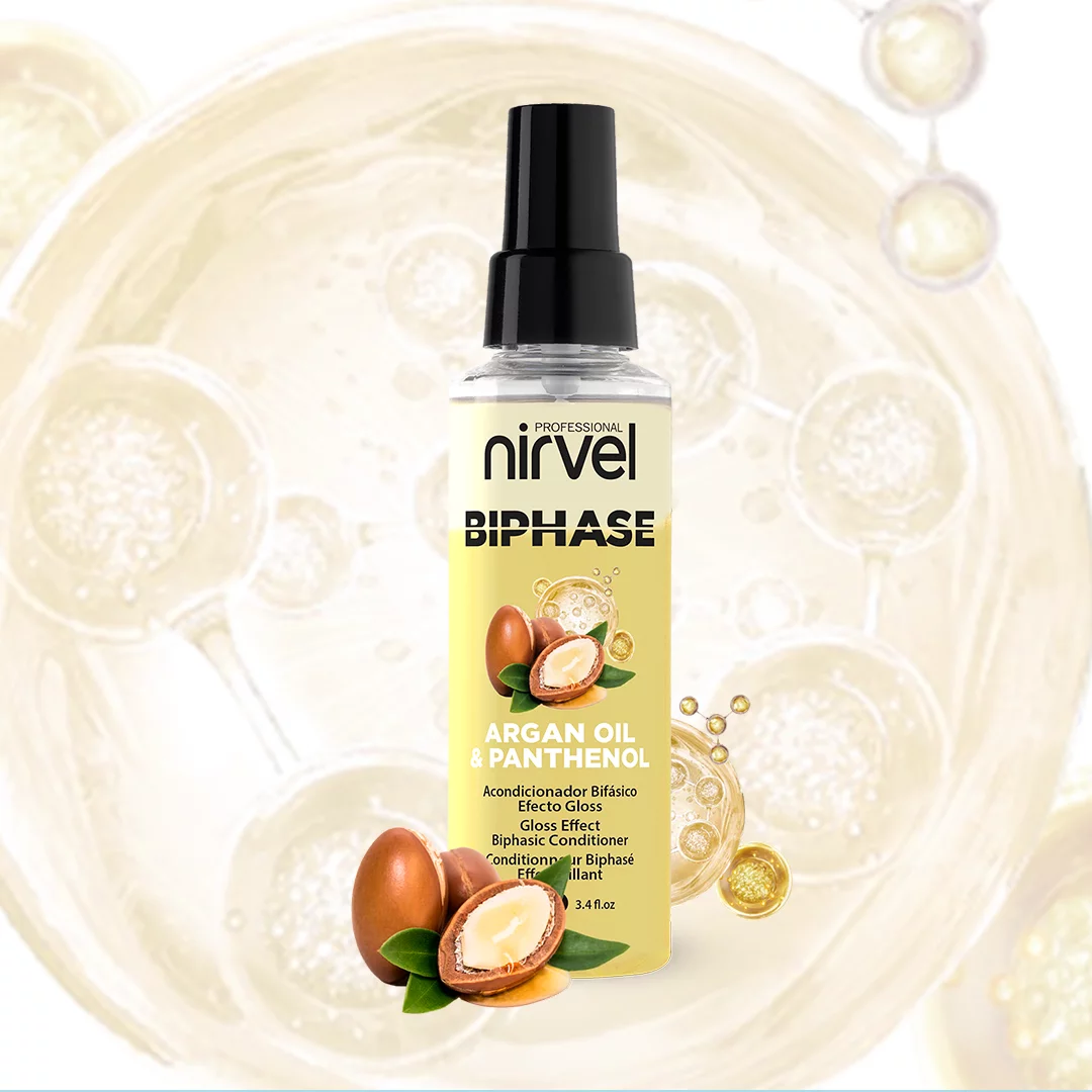 NIRVEL BIPHASE ARGAN OIL&PANTHENOL kondicionér pre lesk