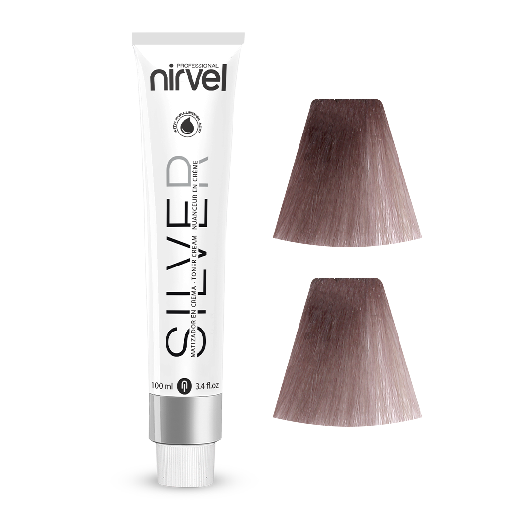 Nirvel SILVER 7-17 svetlá popolavá hnedá toner pre šediny