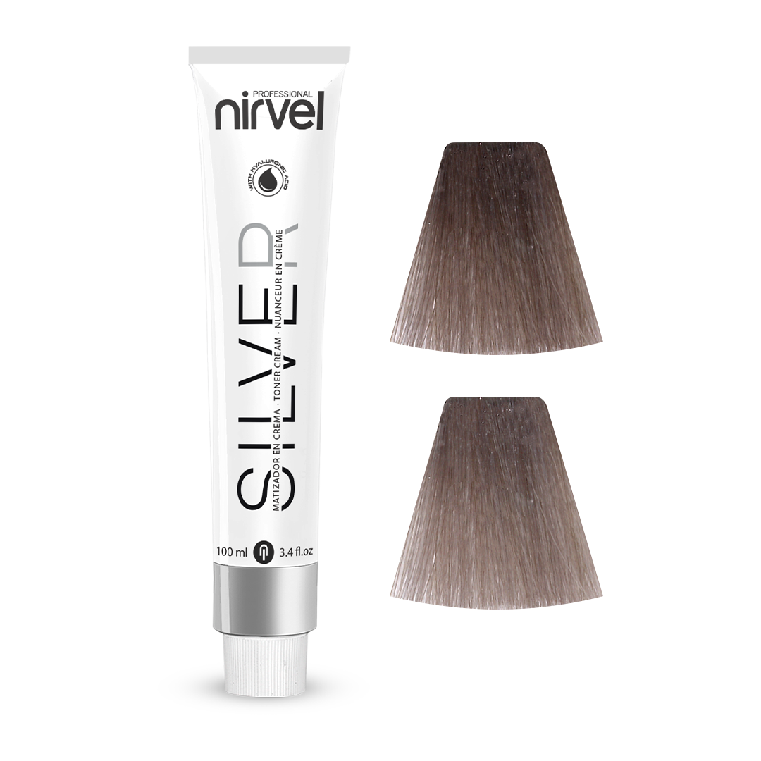 Nirvel SILVER 5-17 medium popolavá hnedá toner pre šediny
