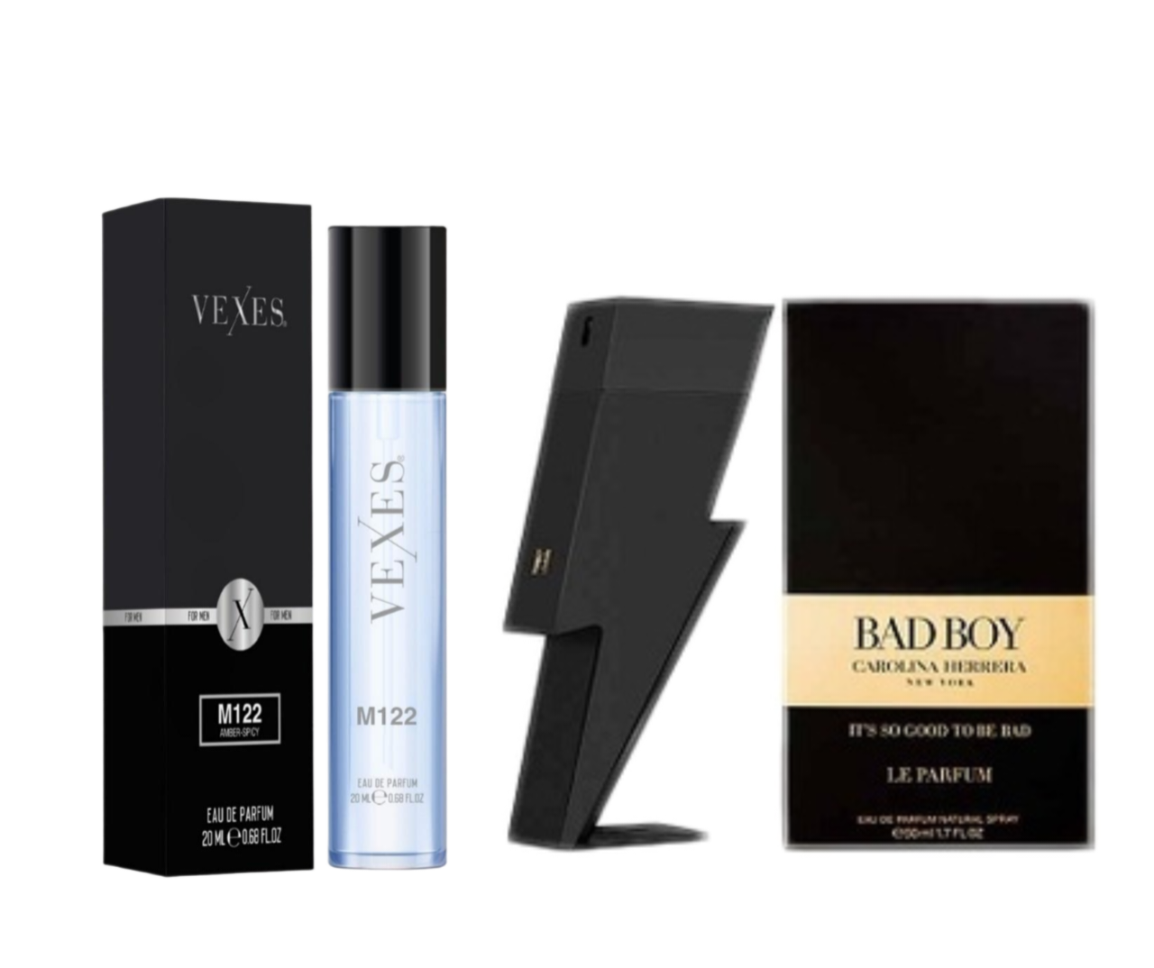 VEXES - PARFUM PRE MUŽOV NO. 122- inšpirované CAROLINA HERRERA BAD BOY