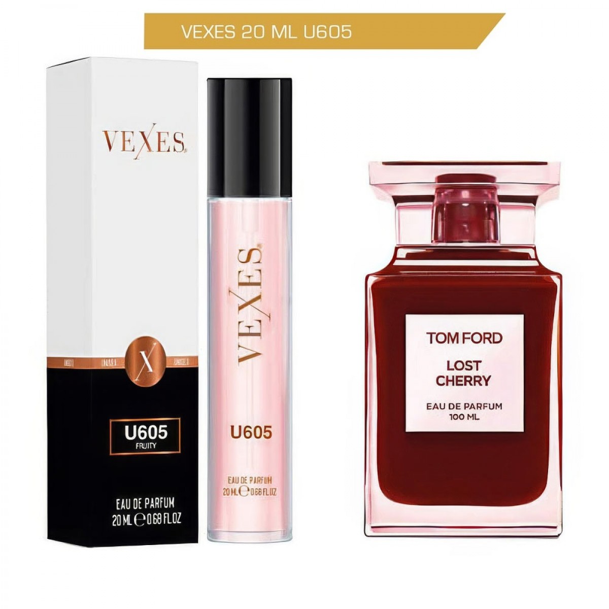 VEXES - PARFUM UNISEX NO. 605- inšpirované TOM FORD LOST CHERRY