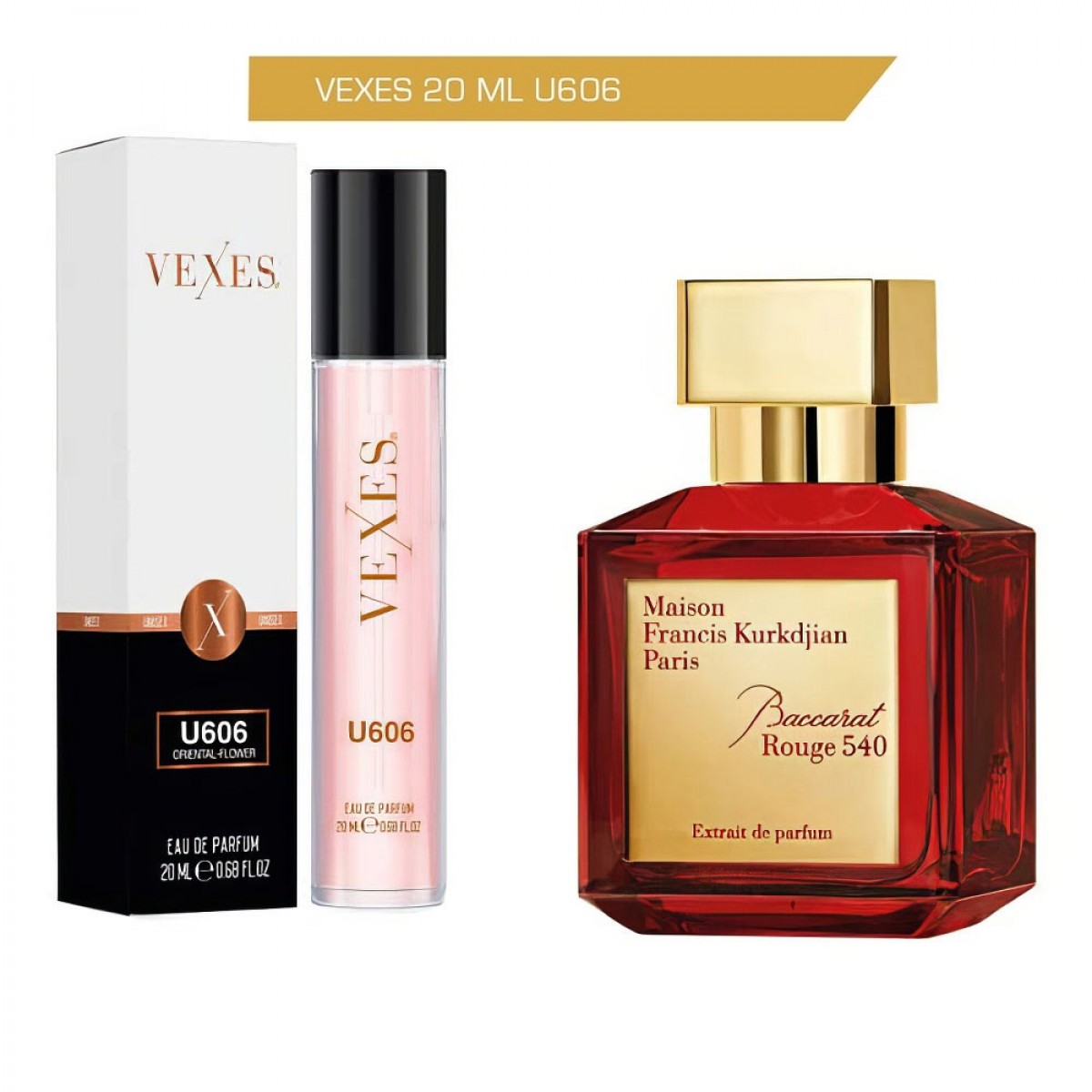 VEXES - PARFUM UNISEX NO. 606- inšpirované BACCARAT