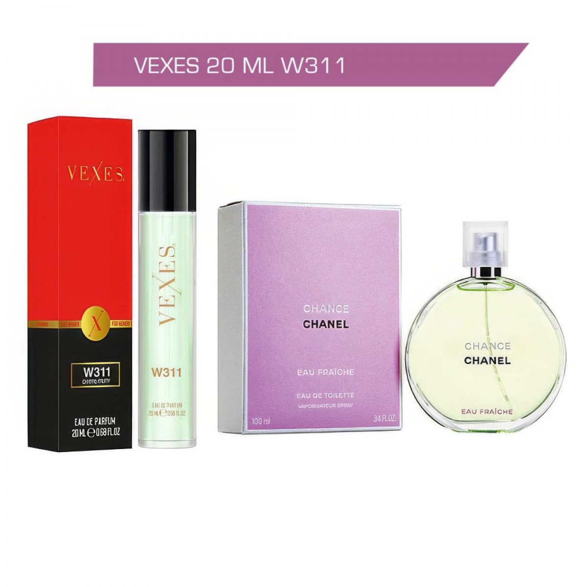 VEXES - PARFUM DÁMSKY NO. 311- inšpirované CHANEL CHANCE