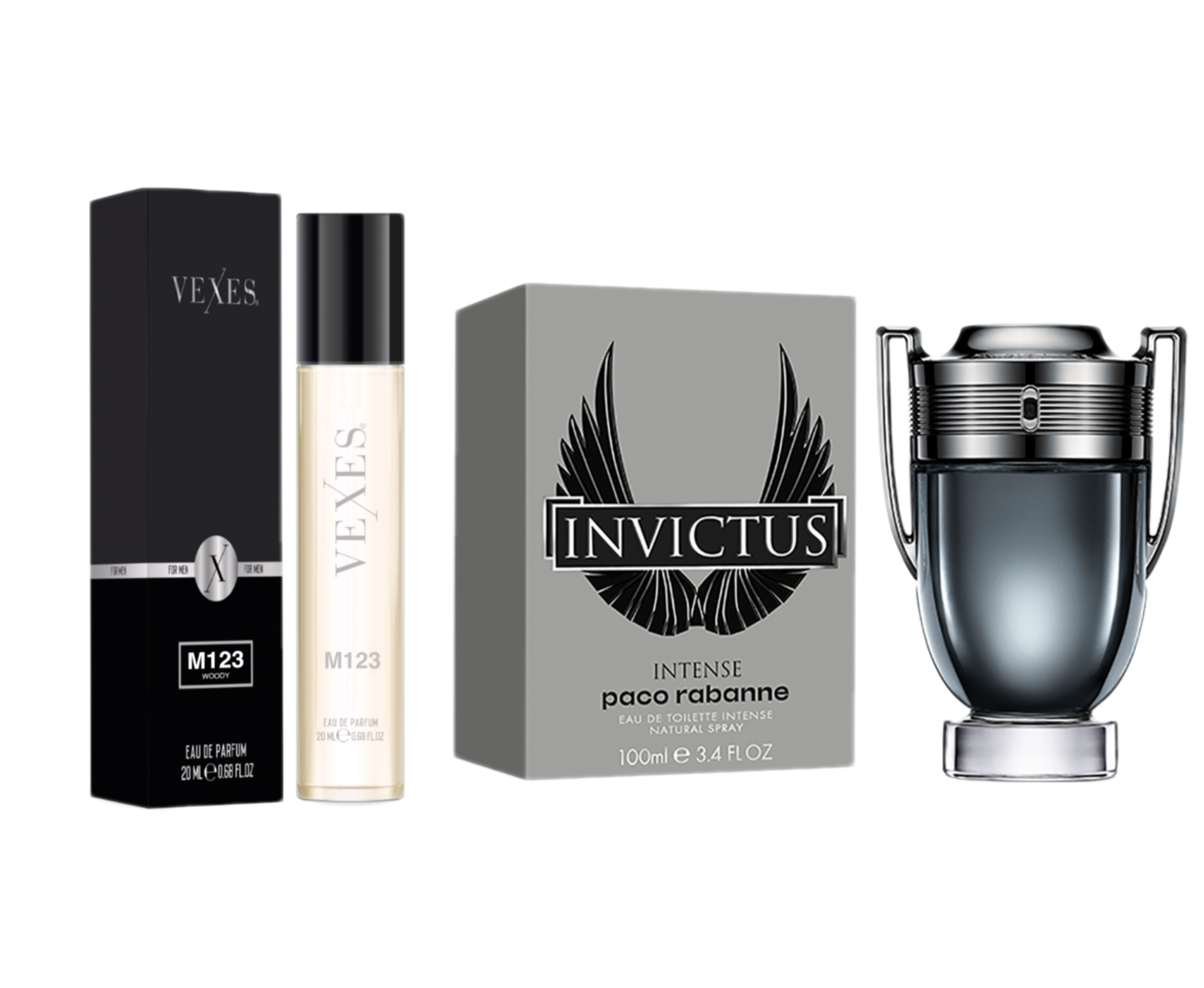 VEXES - PARFUM PRE MUŽOV NO. 123 - inšpirované PACO RABANNE INVICTUS INTENSE