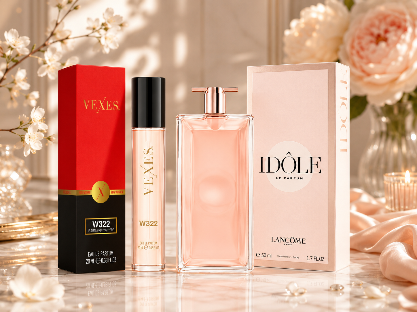 VEXES - PARFUM DÁMSKY NO. 322- inšpirované Lancome IDOLE