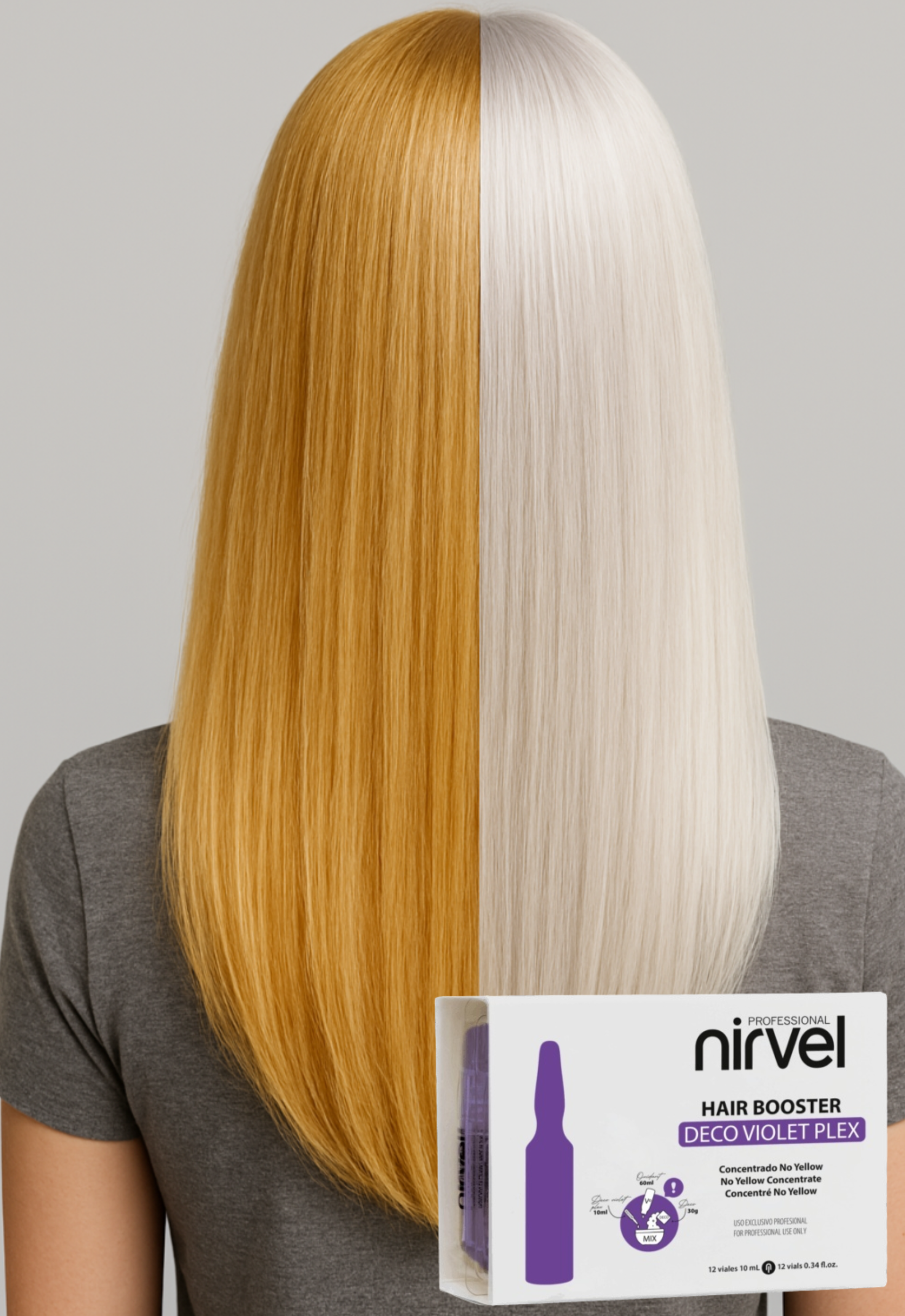 Nirvel NIRVEL DECO VIOLET PLEX koncentrát ochrana a proti žltým tónom 12x10ml