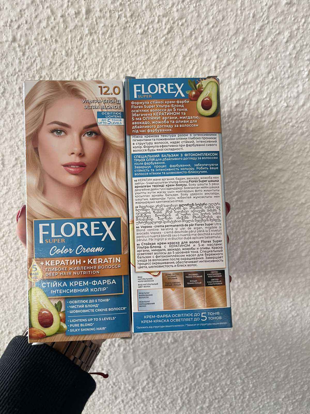 FLOREX permanentná  farba na vlasy  12.0 Ultra blond