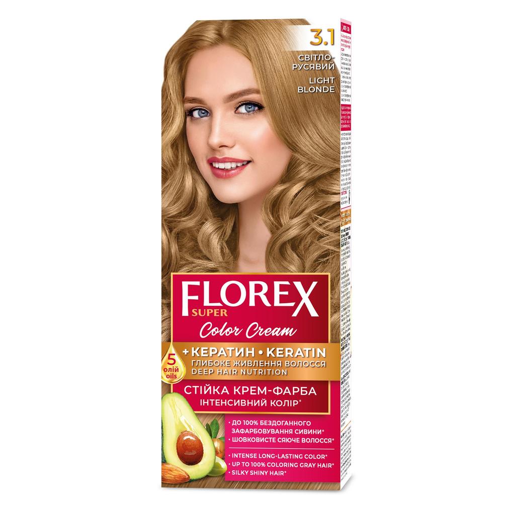FLOREX permanentná  farba na vlasy  3.1 Light blond