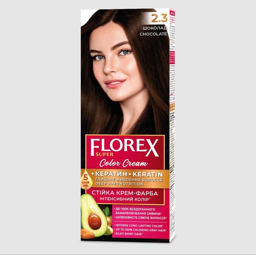 FLOREX permanentná  farba na vlasy  2.3 Chocolate