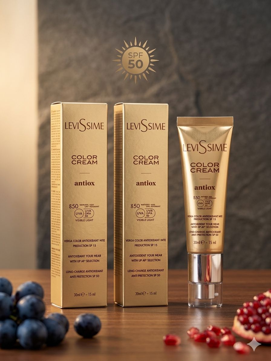 LeviSsime ANTIOX tónovací krém SPF50