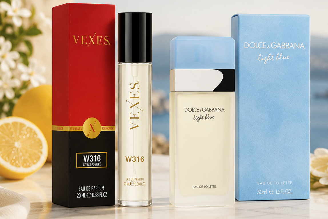 VEXES - PARFUM DÁMSKY NO. 316-  inšpirované D&G light blue
