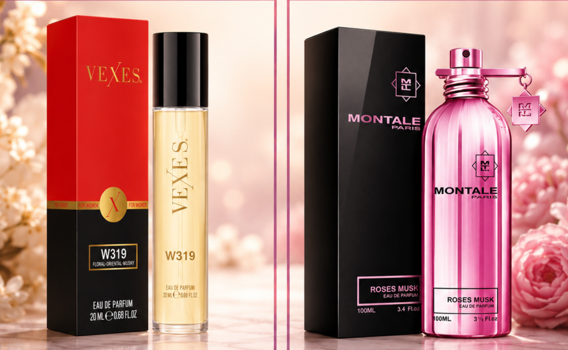 VEXES - PARFUM DÁMSKY NO. 319- inšpirované MONTALE ROSE MUSK