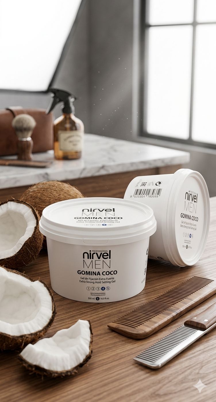 NIRVEL Gomina coco extra silný gél na vlasy 500ml