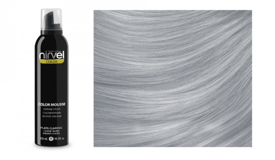 NIRVEL Color mousse – pena CLASSIC SILVER