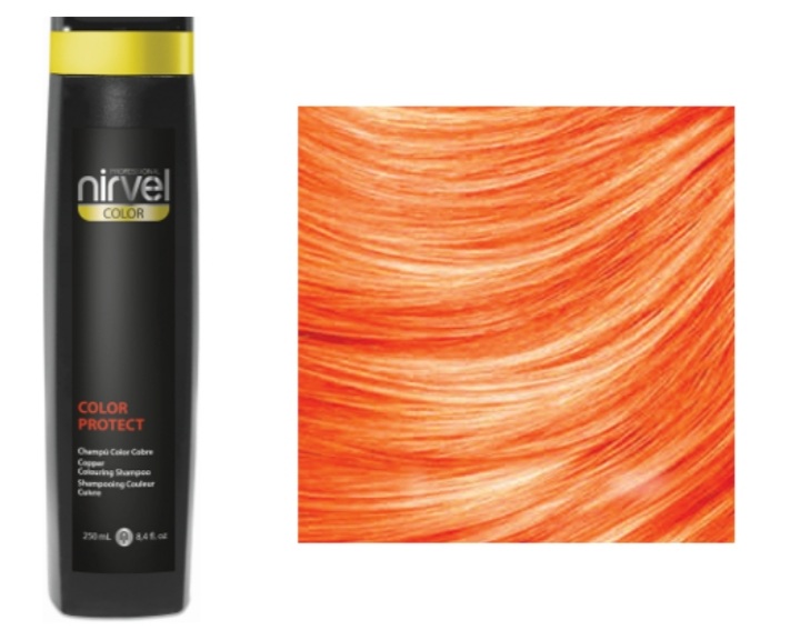 NIRVEL šampón pre ochranu farby COPPER (meď)