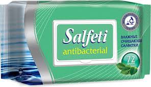 SALFETI antibakteriálne vlhčené obrúsky 72 ks