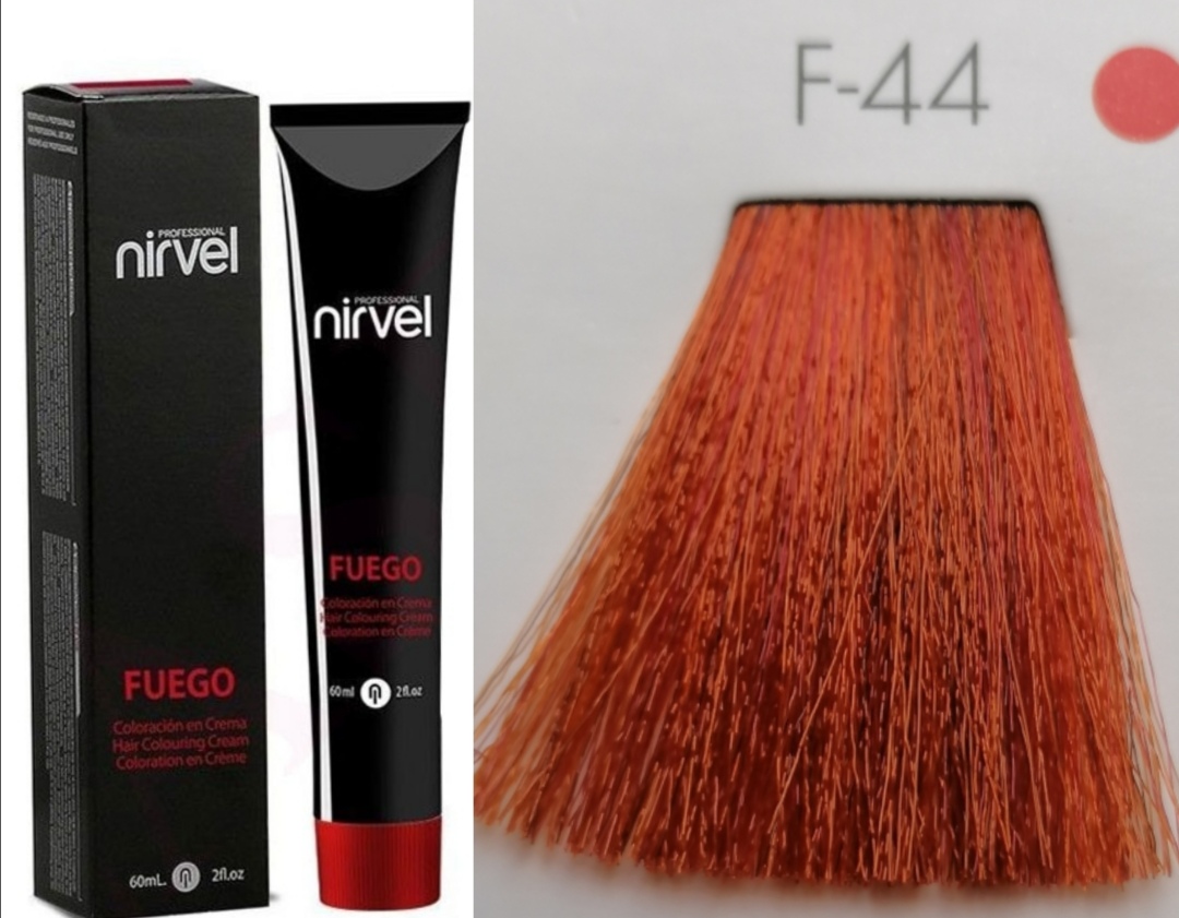 NIRVEL ARTX FUEGO Farbiaci krém  na vlasy F.44 Copper (60ml)