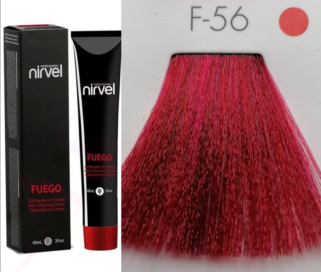 NIRVEL ARTX FUEGO Farbiaci krém  na vlasy F.56 MAGENTA RED (60ml)