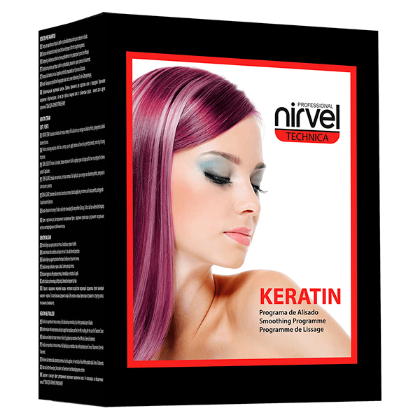  NIRVEL KERATIN STRONG sada 6 produktov pre narovnanie vlasov