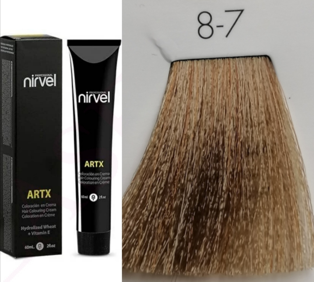 NIRVEL ARTX Farbiaci krém na vlasy 8.7 piesková svetlá blond (60ml)