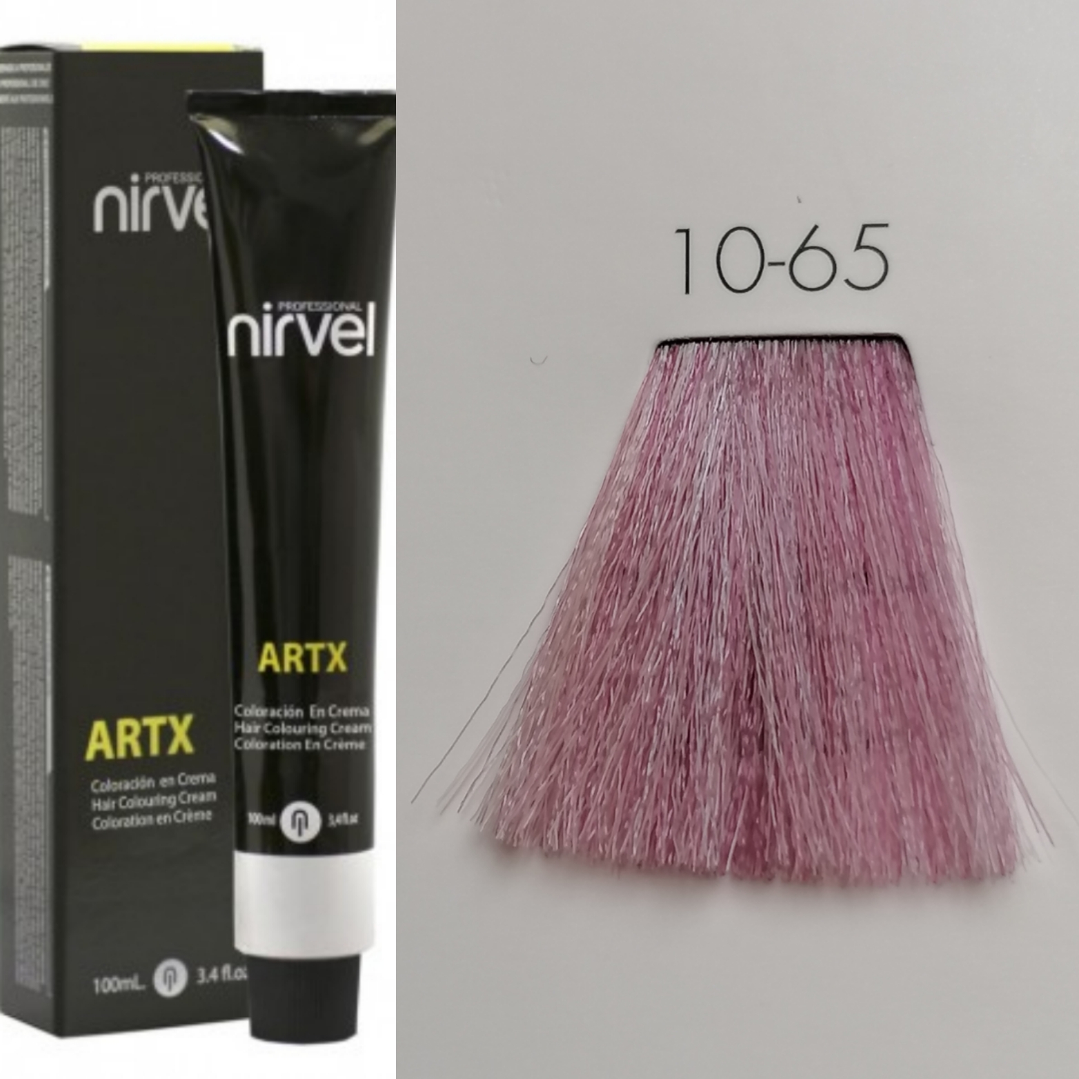 NIRVEL ARTX Farbiaci krém na vlasy 10.65 svetlá Violet blond (100ml)