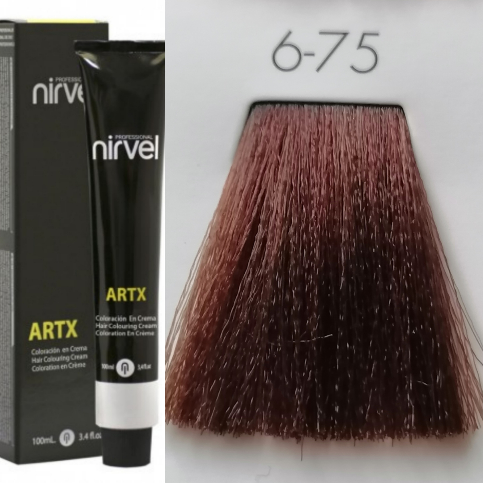 NIRVEL ARTX Farbiaci krém  na vlasy 6.75 čokoládovo tmavý blond (100ml)