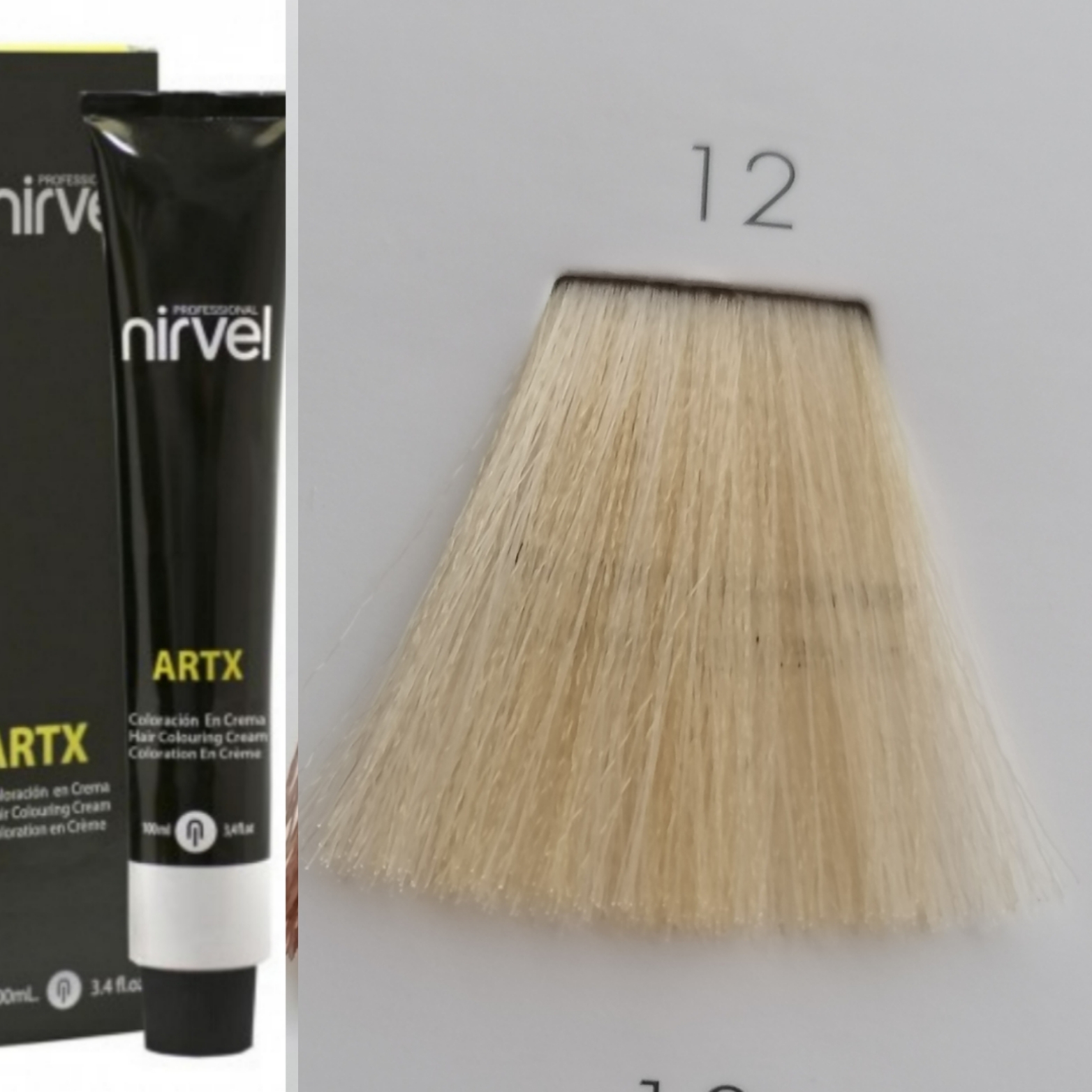 NIRVEL ARTX Farbiaci krém  na vlasy 12  super svetlá blond (100ml)