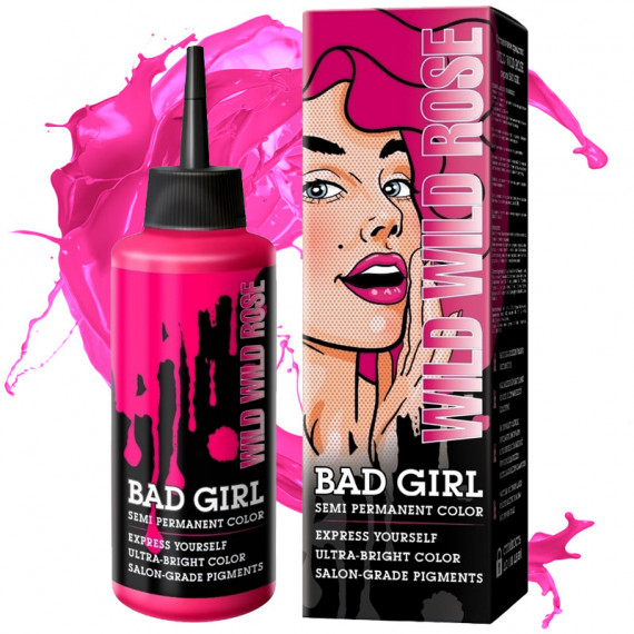 Bad girl WILD WILD ROSE semi permanentná farba na vlasy