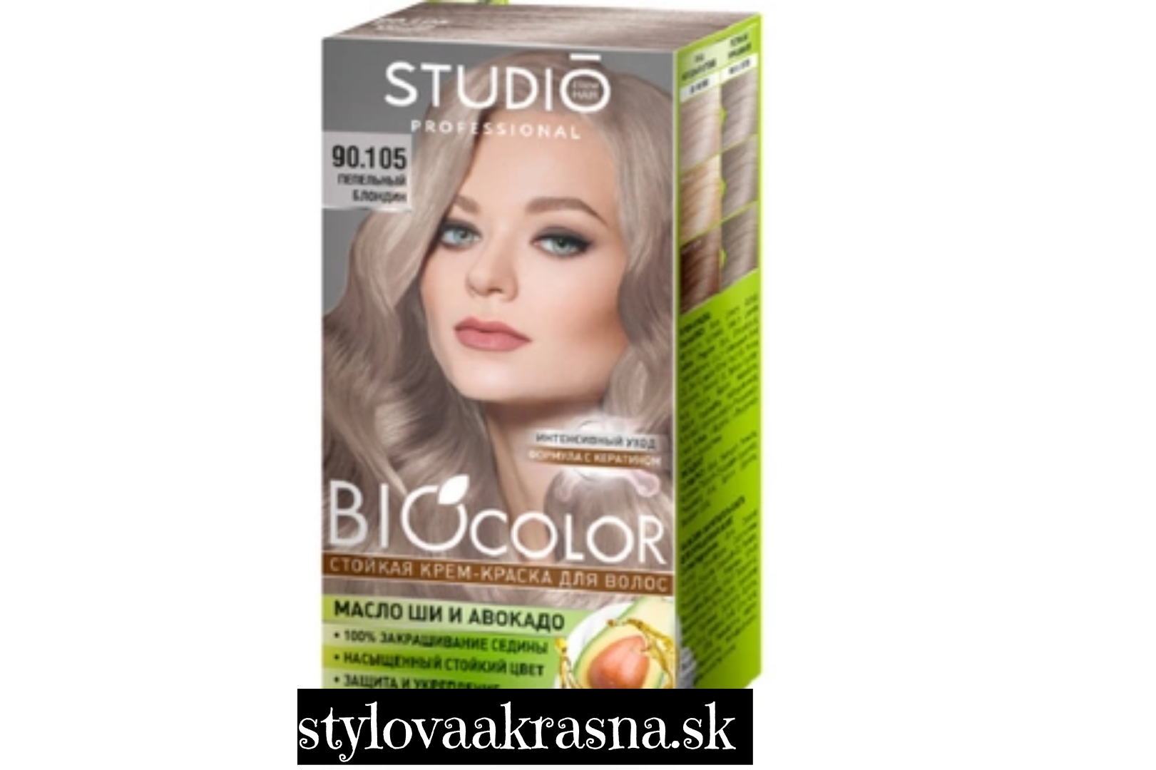 STUDIO BIOCOLOR farba na vlasy 90.105 Popolavá blond