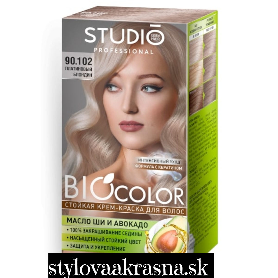 STUDIO BIOCOLOR farba na vlasy 90.102 Platinová blond