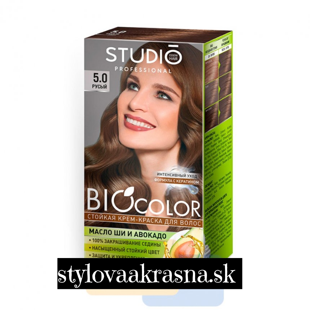 STUDIO BIOCOLOR farba na vlasy 5.0 prirodzene hnedá