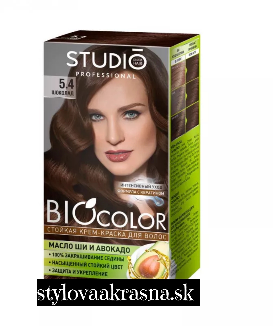 STUDIO BIOCOLOR farba na vlasy 5.4 čokoláda 
