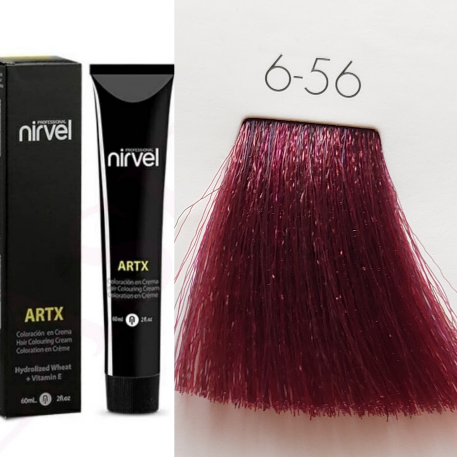 NIRVEL ARTX Farbiaci krém na vlasy 6.56 burgundy (100ml)