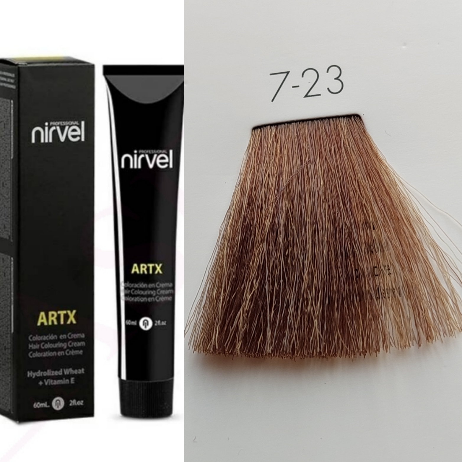 NIRVEL ARTX Farbiaci krém na vlasy 7.23 stredne zlatistý blond(100ml)