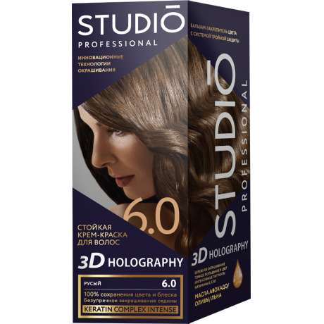 STUDIO ESSEM HAIR farba na vlasy  6.0 tmavý  blond