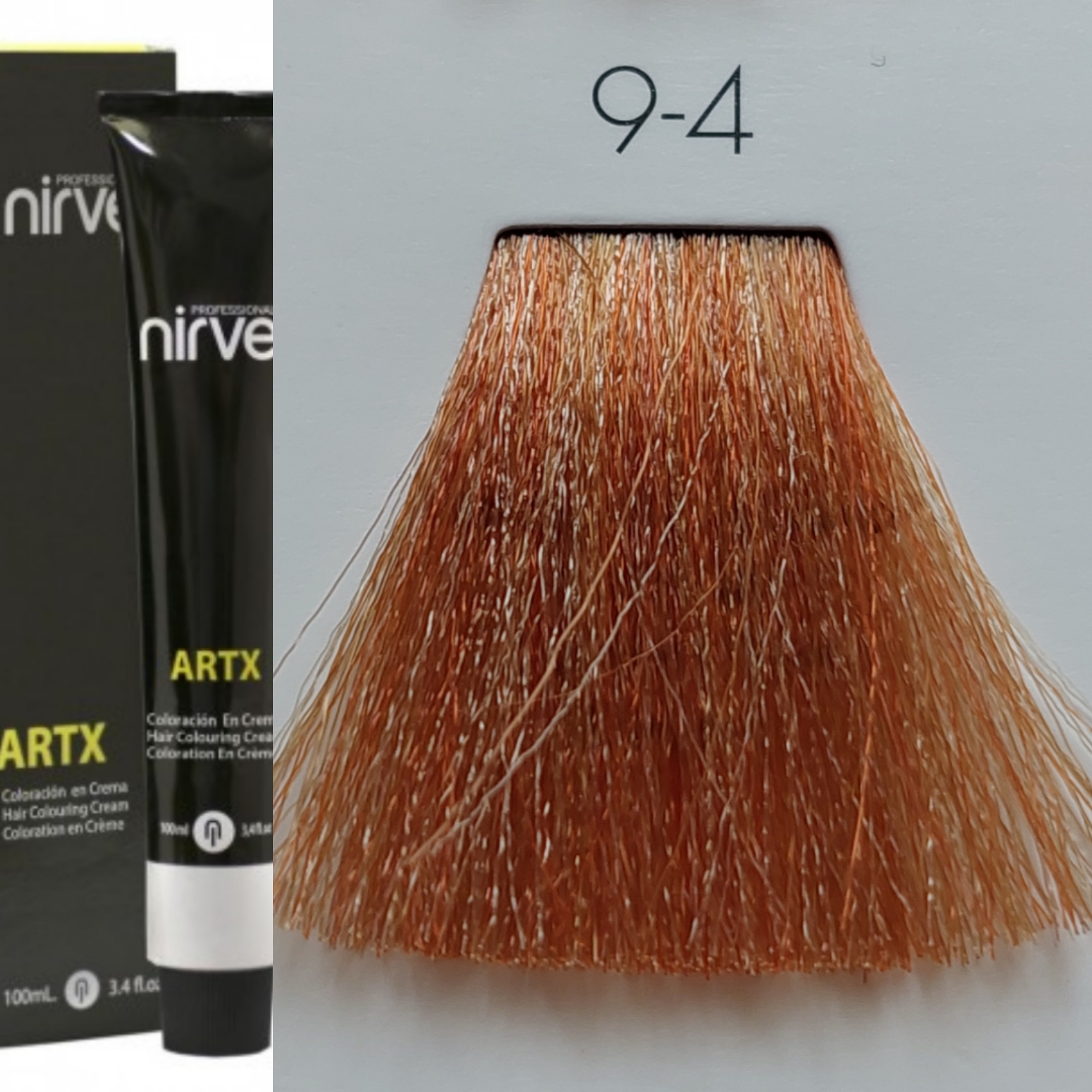 NIRVEL ARTX Farbiaci krém  na vlasy 9.4 medená veľmi svetlá blond (100ml)